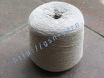 Пряжа 12,6/3 на бобинах для ручного и машинного вязания, ткачества. 60% Хлопок, 40% натуральный шелк (mulberry silk). Цвет бежевый