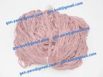 Толстая пряжа, пряжа шнурок 1,8/1. 100% Натуральный шелк (mulberry silk). Цвет бледно-розовый