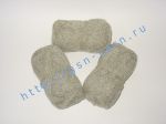 Пряжа для вязания в мотках (упаковка из 10 мотков) 9/3. 95% Шерсть, 5% полиэстер. Цвет натуральный (серо-бежевый меланж)