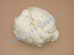 Пряжа 11/3. 50% Новозеландская шерсть (New Zeland wool), 50% натуральный шелк (mulberry silk). Цвет натуральный (белый)