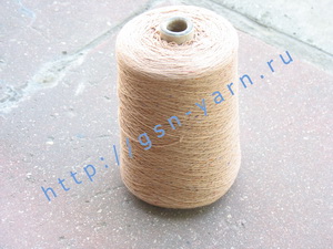 Узелковая пряжа, непсы (NEPS yarn, пряжа с "включениями") 15/2. 60% Хлопок, 40% нейлон. Цвет