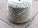 Узелковая пряжа, непсы (NEPS yarn, пряжа с "включениями") 12/2. 40% Хлопок, 30% натуральный шелк (mulberry silk), 15% нейлон, 15% вискоза. Цвет