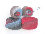 Пряжа 2/1. 90% Шерсть, 10% натуральный шелк малберри (mulberry silk). Основные цвета коричневый, красный, синий
