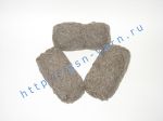 Пряжа для вязания в мотках (упаковка из 10 мотков) 9/3. 95% Шерсть, 5% полиэстер. Цвет натуральный (коричнево-серый меланж)