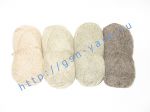 Пряжа для вязания в мотках (упаковка из 10 мотков) 9/3. 95% Шерсть, 5% полиэстер. Цвет натуральный (бежевый)