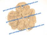 Узелковая пряжа, непсы (NEPS yarn, пряжа с "включениями") 4/2. 80% Шерсть, 20% нейлон. Цвет бежево-серый