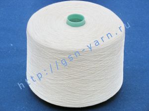 Эко пряжа, органическая пряжа (eco yarn, organic yarn) 39/1. 100% Конопля. Цвет натуральный (кремовый)