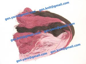 Пряжа секционного крашения 32/2. 80% Хлопок, 20% лен. Основные цвета бордовый, розовый, черный