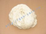 Пряжа 11/3. 75% Новозеландская шерсть (New Zeland wool), 25% натуральный шелк (mulberry silk). Цвет натуральный (белый, с легкой желтизной)
