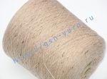 Узелковая пряжа, непсы (NEPS yarn, пряжа с "включениями") 11/2. 60% Хлопок, 30% нейлон, 10% шерсть. Цвет персиковый