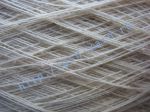 Пряжа для вязания и ткачества 30/1. 50% Натуральный буретный шелк малберри (bourette silk yarn, mulberry silk yarn), 50% хлопок (cotton). Цвет натуральный