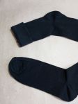 [1] УДЛИНЕННЫЕ + УСИЛЕННЫЕ носки из конопли и хлопка / конопляные носки. Цвет черный. Классические мужские носки. Размер 38 - 40