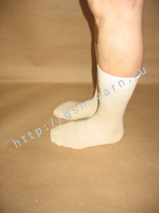 УДЛИНЕННЫЕ + УСИЛЕННЫЕ носки из конопли и хлопка / конопляные носки. Цвет натуральный (белый / кремовый). Размер 47 - 48