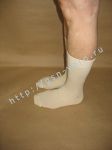 [1] УДЛИНЕННЫЕ + УСИЛЕННЫЕ носки из конопли и хлопка / конопляные носки. Цвет натуральный (белый / кремовый). Размер 47 - 48