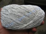Пряжа "включениями" / пряжа твид / твидовая пряжа / tweed yarn / neps yarn 16/8. 60% Хлопок, 40% акрил. Цвет белый