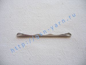 Двухголовочная игла для ручного и машинного вязания