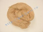Пряжа 60/8. 100% Натуральный шелк (mulberry silk). Цвет спелый персик / бежевый / песочный (PANTONE: 15-1214 - Warm Sand)