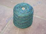 Пряжа "включениями" / пряжа твид / твидовая пряжа / tweed yarn / neps yarn 2/1. 55% Хлопок, 40% вискоза, 5% натуральный шелк (mulberry silk). Цвет темно-зелено-синий + твид