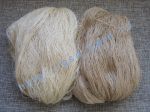 Пряжа в пасмах 65/2. 100% Натуральный шелк тусса (tussah silk). Цвет натуральный (светло-золотой / кремовый)