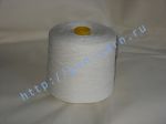Эко пряжа, органическая пряжа (eco yarn, organic yarn) для вязания и ткачества 16/2. 100% Конопля. Цвет натуральный (белый)