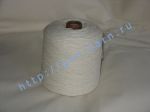 Эко пряжа, органическая пряжа (eco yarn, organic yarn) для вязания и ткачества 10,5/3. 100% Конопля. Цвет натуральный (белый)