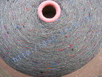 Узелковая пряжа, непсы (NEPS yarn, пряжа с "включениями") 28/2. 60% Хлопок, 40% полиэстер. Цвет