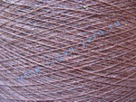 Пряжа 26/1 на бобинах для ручного и машинного вязания, ткачества. Узелковая пряжа, пряжа с включениями (NEPS yarn). 40% Хлопок, 35% шерсть (soft wool), 20% беби альпака (baby alpaca), 5% натуральный шелк (mulberry silk). Цвет коричневый + разноцветные вкр