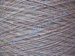 Пряжа 26/2 на бобинах для ручного и машинного вязания, ткачества. Узелковая пряжа, пряжа с включениями (NEPS yarn). 50% Хлопок, 30% натуральный шелк (mulberry silk), 16% шерсть (soft wool), 4% кашемир. Цвет нежно-розовый + разноцветные вкрапления