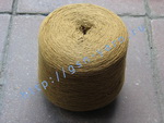 Пряжа 10,2/3 на бобинах для ручного и машинного вязания, ткачества. 60% Хлопок, 40% натуральный шелк (mulberry silk). Цвет ярко-песочный