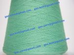 Пряжа 65/2. 100% Натуральный шелк тусса (tussah silk). Цвет неоново-зеленый